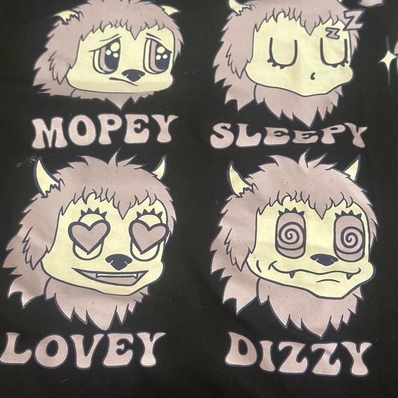 DELiA’S— DOLLS KILL Black Graphic Tee Shirt HALLOWEEN READY 9 DELIA’S MOODS 1X - Picture 3 of 9